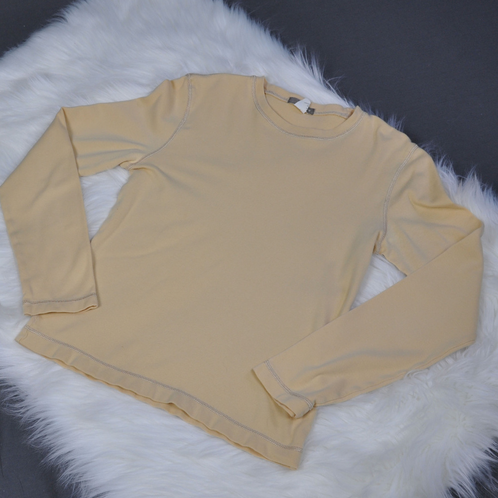 J Crew Cotton Blend Long Sleeve t Tee Shirt Sz: M